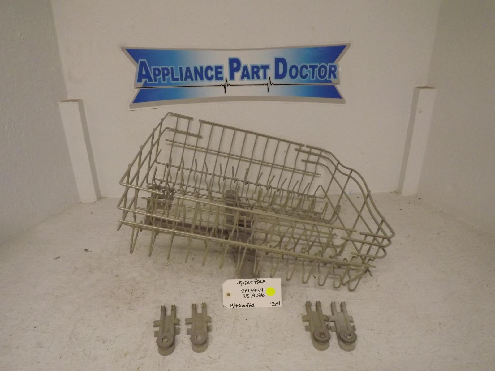 KitchenAid Dishwasher 8193944 8519626 Upper Rack Used KitchenAid Dishwasher 8193944 8519626 Upper Rack Used